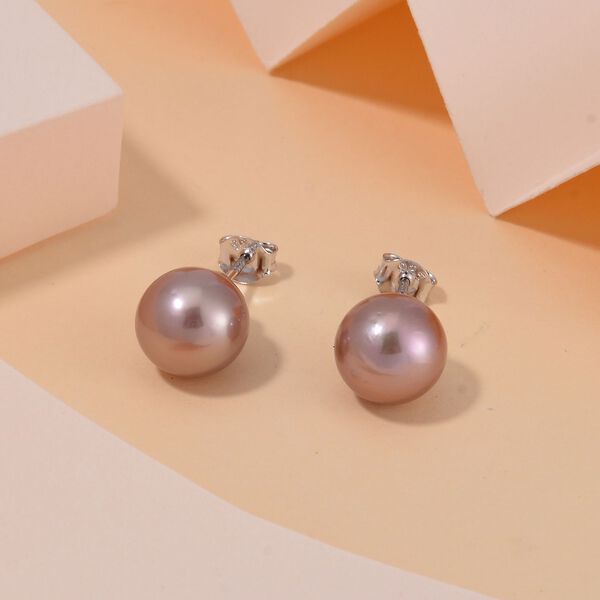 Mehrfarbige Edison Perle Ohrringe image number 2