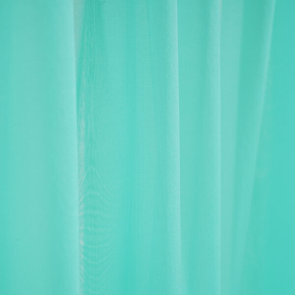 LA MAREY Luxus-Seidenschal aus 100% Maulbeerseide, weicher Fall, 110x180 cm, Aquablau image number 7