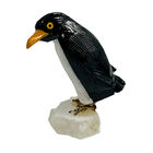 Gem Crystal Kollektion - handgeschnitzte Pinguin-Figur, Schwarz - S, 350 cts. image number 1