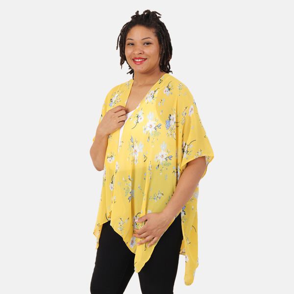 Muster Kimono, Einheitsgr&ouml;&szlig;e Gelb image number 3