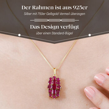 AA Afrikanischer Rubin-Anh&auml;nger - 6,67 ct.