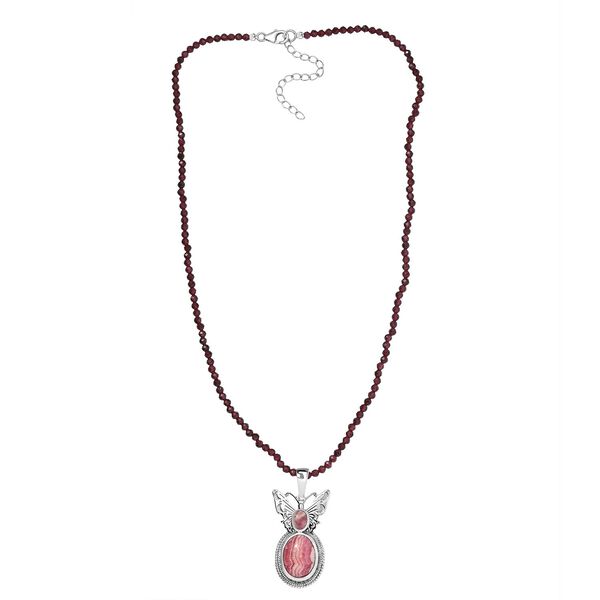 D joy AAA Rhodochrosit Schmuckset 925 Silber rhodiniert ca. 53.14 ct image number 4