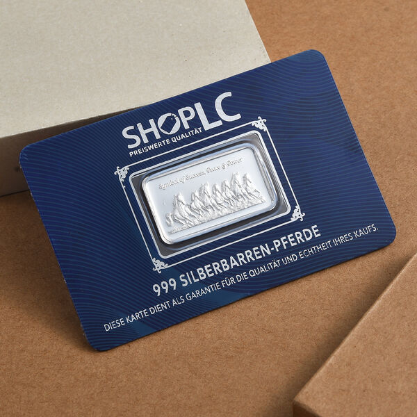 EXKLUSIVES GESCHENK - 999 Silber Silberbarren Rechteckig 5,00g image number 1