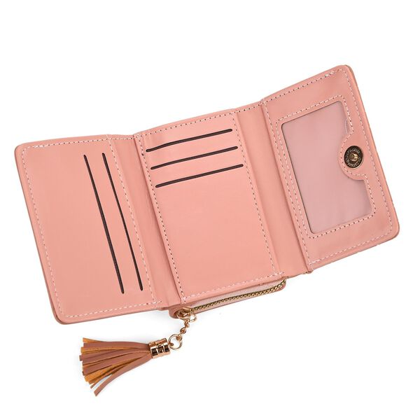 RFID-Geldb&ouml;rse mit Zippverschluss, ca. 20x10x3cm, Rosa image number 4