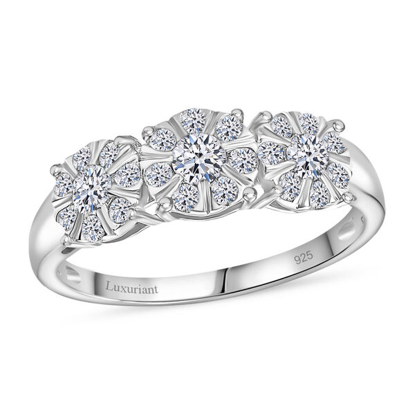 LUXURIANT SGL zertifizierter VS Labor Diamant Ring - 1 ct. image number 4