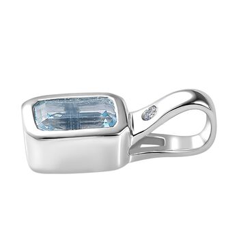 AAA Aquamarin Anh&auml;nger, ca. 0,56 ct.
