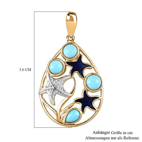 AA Sleeping Beauty Türkis-Anhänger- 1,25 ct. image number 6