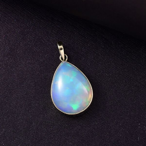AAA Natürlicher, äthiopischer Welo Opal Anhänger in 375 Gold - 6,41 ct. image number 2