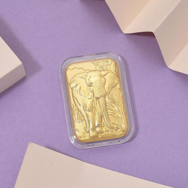 Elefant-Barren in 999er Gold image number 2