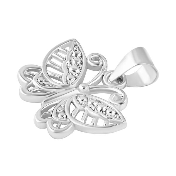 Royal Bali Kollektion - Schmetterlings-Anhänger in 925 Silber image number 3