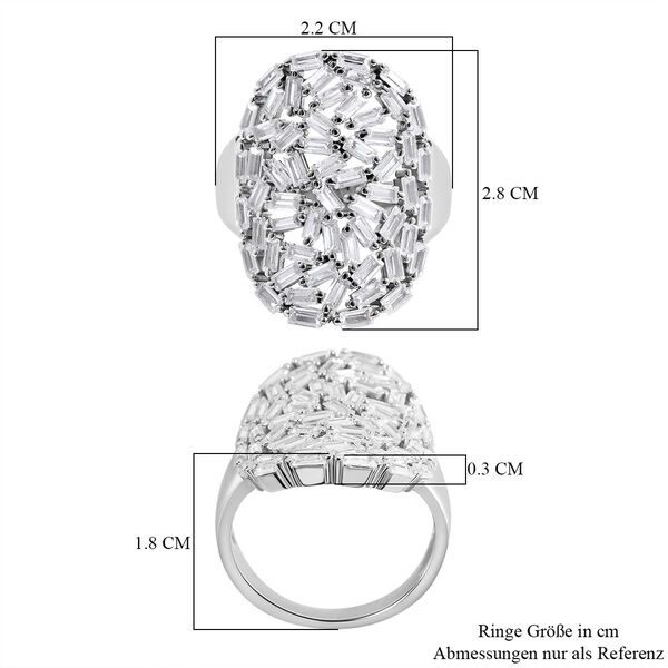 LUSTRO STELLA Zirkonia Ring - 5,67 ct. image number 6