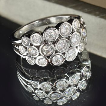 Moissanit Ring - 1,21 ct.