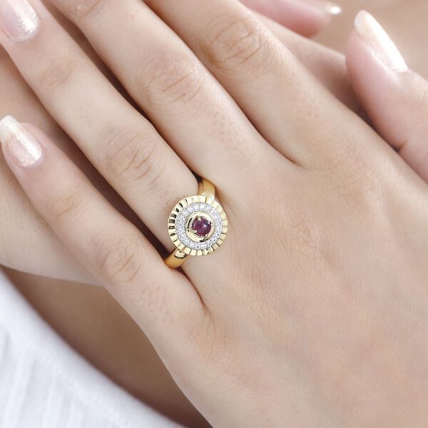 AA Afrikanischer Rubin Ring, ca. 0,76 ct image number 3