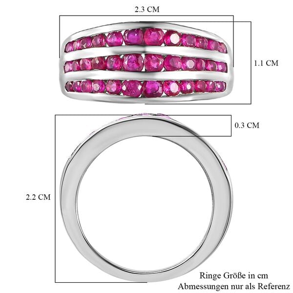 Premium thailändischer Rubin-Ring - 1,97 ct. image number 7