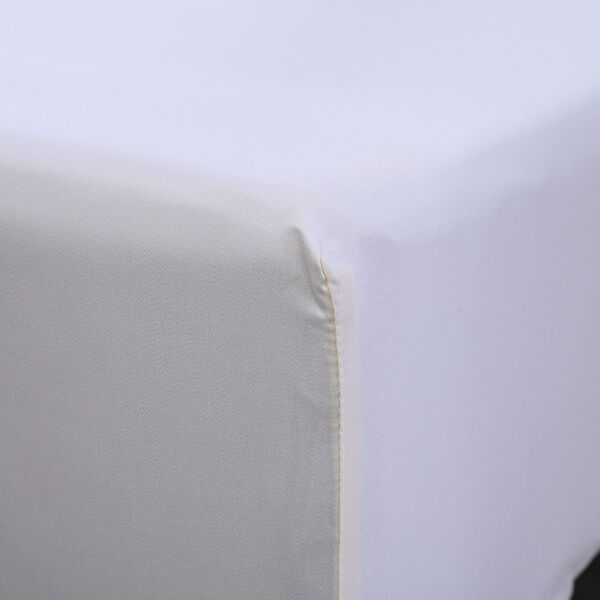 SERENITY NIGHT: Spannbettlaken aus 100% Bambus, 150x200x30 cm, Elfenbeinfarben image number 3