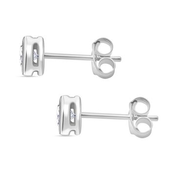 Moissanit Ohrringe - 0,46 ct.