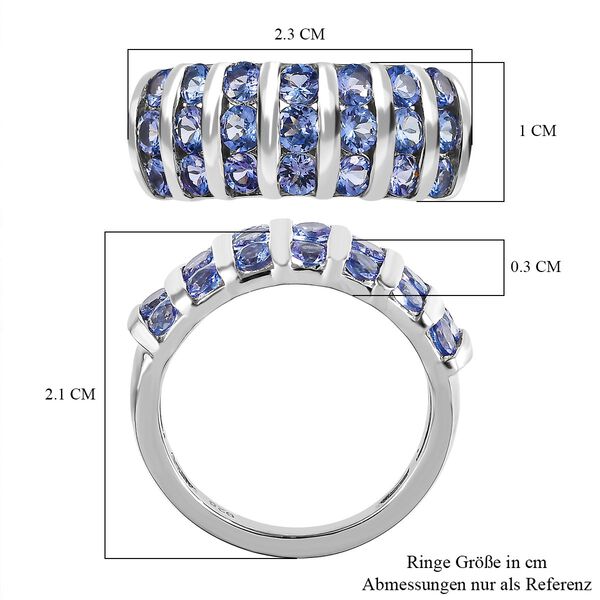 AA Tansanit Ring - 2,14 ct. image number 7