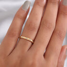 Diamant Band Ring 925 Silber 585 Vergoldet image number 2