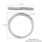Diamant Ring 925 Silber platiniert  ca. 0,21 ct image number 6