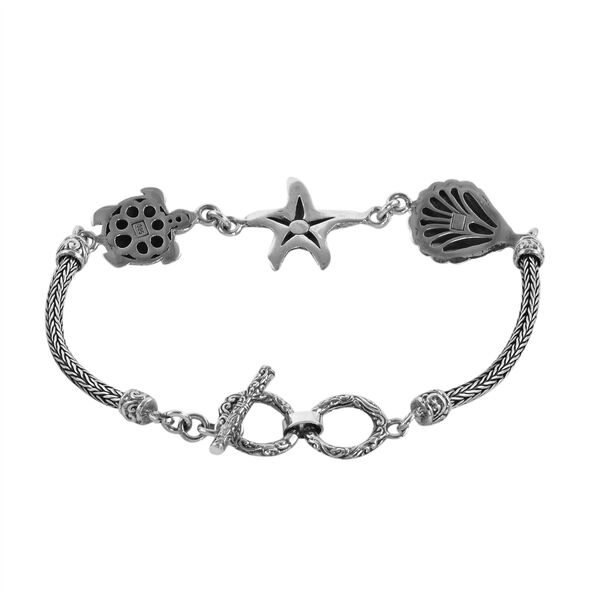 Royal Bali Kollektion - Armband, ca. 19 cm, 925 Silber ca. 13,02g image number 4