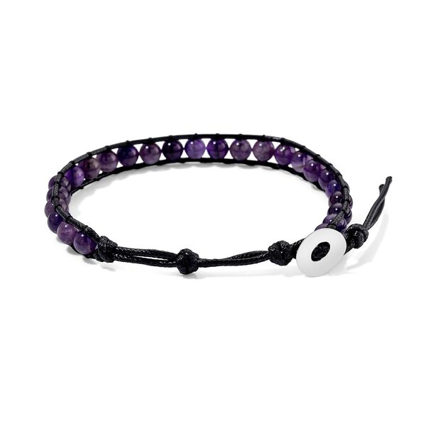 Flexibles afrikanisches Amethyst Armband - 35 ct. image number 4