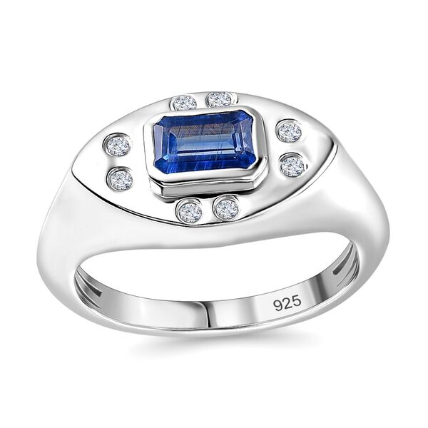 AA Kyanit und Zirkon Ring - 0,91 ct. image number 4