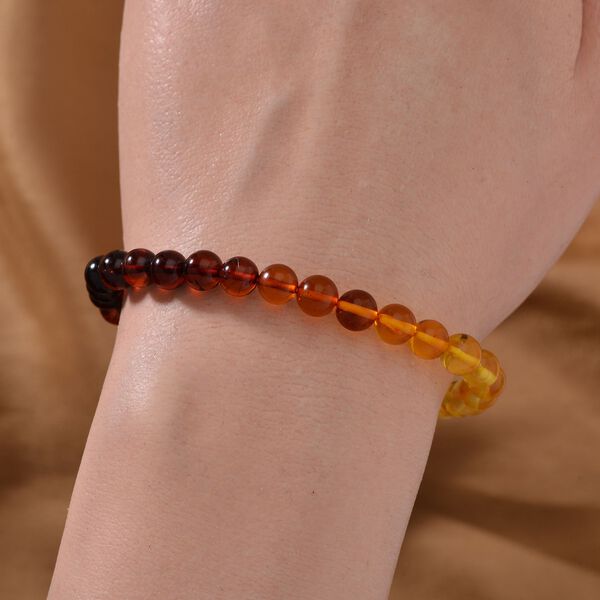 Natürliches Baltisches Bernstein Armband ,Flexibel image number 2