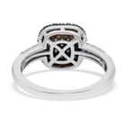 Blauer Diamant-Ring, 925 Silber platiniert  ca. 0,50 ct image number 4