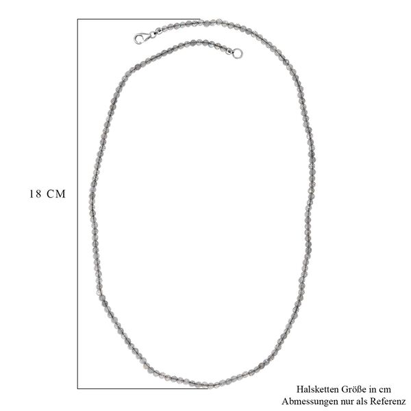 Labradorit 50cm Halskette - 30 ct. image number 6