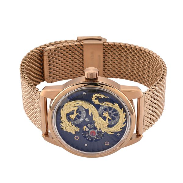 WILLIAM HUNT LIMITIERTE EDITION - Drachen Uhr Seiko Automatik Uhrwerk, 21 Jeweils, Saphir Mineralglas, 5 ATM Wasserdicht, 316L Edelstahl image number 5