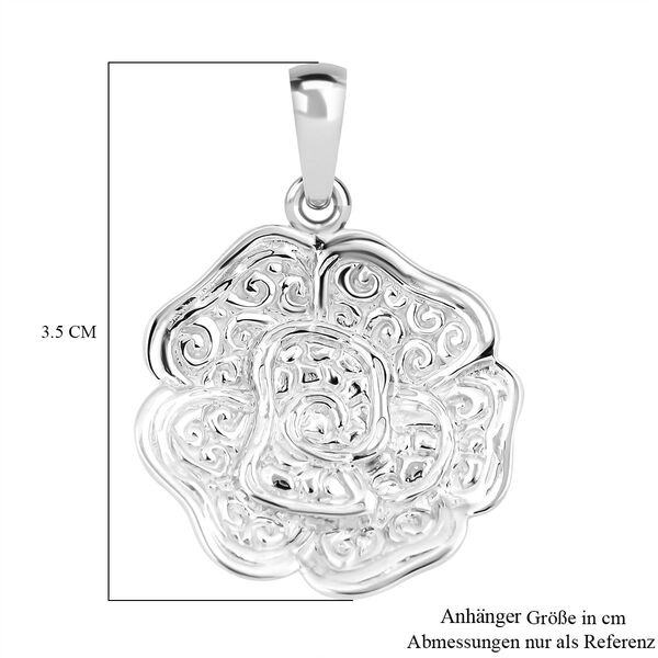 Royal Bali Kollektion- Anhänger im Rosen-Design image number 5
