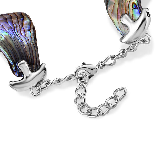 Abalone Muschel Armband, flexibel, Nickelfreies Messing ca. 65.00 ct image number 3