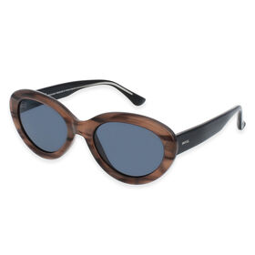 Sole und Luce - Swiss Eyewear - UV400 Ultra-Polarisierte Sonnenbrille, Milky Grau Schwarz Demi