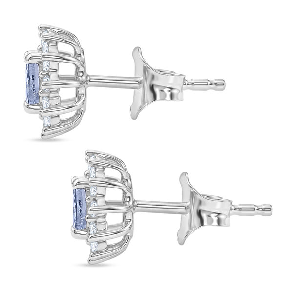 D'Joy Tansanit und Zirkon Ohrringe - 1 ct. image number 4