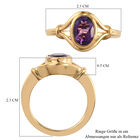 Mashamba Amethyst Ring 925 Silber vergoldet  ca. 1,14 ct image number 6