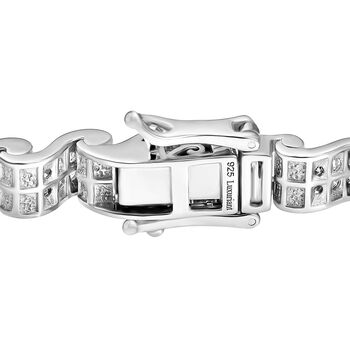 LUXURIANT DIAMOND- SI-GH Labor Diamant 19cm Armband, 925 Silber rhodiniert - 4,50 ct.