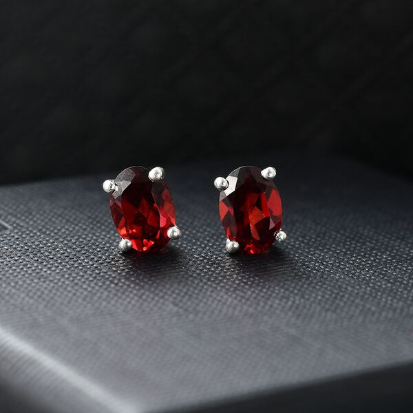 Mosambik Granat Ohrringe - 2,02 ct. image number 2