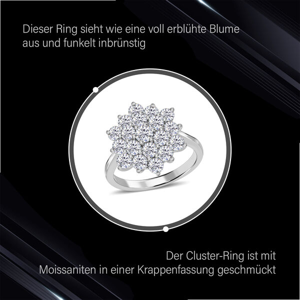Funkelnde Königin- Moissanit Ring- 2,09 ct. image number 1