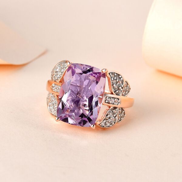 GP Italian Garden Kollektion- Rose De France Amethyst, Zirkon und Saphir-Ring - 7,01 ct. image number 1