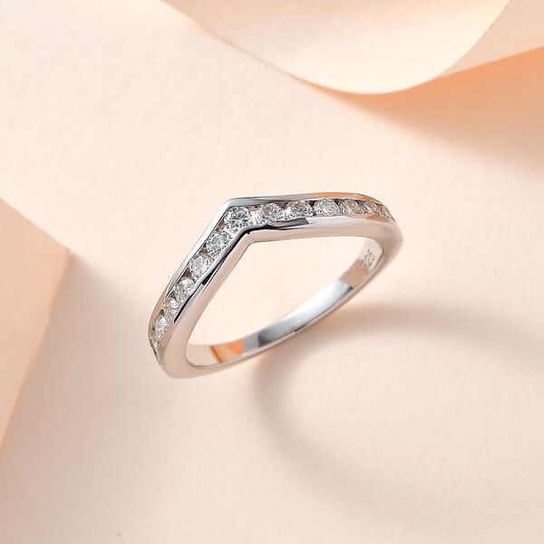 Moissanit Ring - 0,48 ct. image number 8