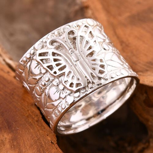 Royal Bali Kollektion- Schmetterling Ring image number 1