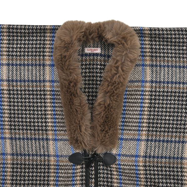 LA MAREY &ndash; Kunstfell Kimono, Braun image number 3