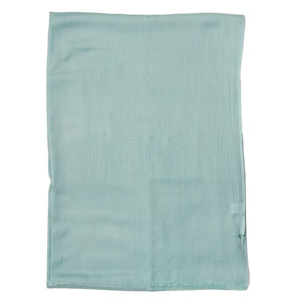 LA MAREY - 100% Kaschmirwolle superweicher Schal, Gr&ouml;&szlig;e 70x190 cm, Jadegr&uuml;n image number 4