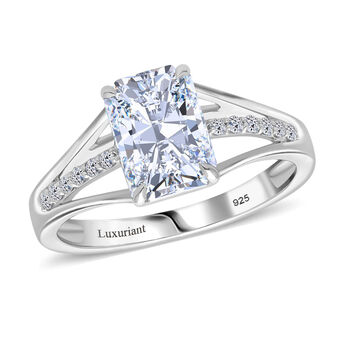 LUXURIANT DIAMOND - Lab Grown Diamant VS-EF Ring 925 Silber Rhodiniert (Gr&ouml;&szlig;e 17.00) (10-15 Werktage Lieferzeit) ca. 2.20 ct