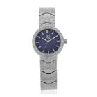 STRADA - Japanisches Uhrwerk, Marineblau Zifferblatt mit goldplattiertem Alloy Armband, 20 cm