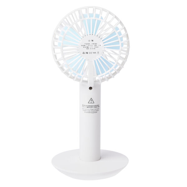 Mini Ventilator mit 5 Lüfterflügeln, Weiß image number 7