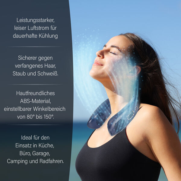 AirFlow Halsventilator ohne Fl&uuml;gel, blau image number 3