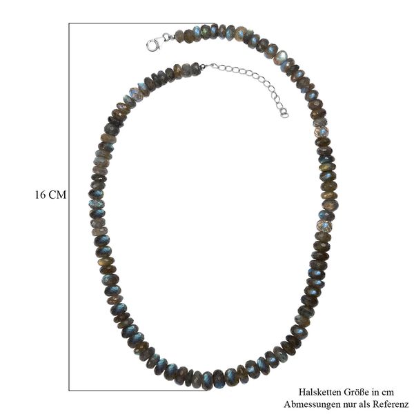 D'Joy AAA Labradorit 45cm Halskette - 230 ct. image number 6