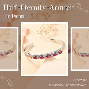 AA Afrikanischer Rubin-Armreif -19 cm  - 6,29 ct.