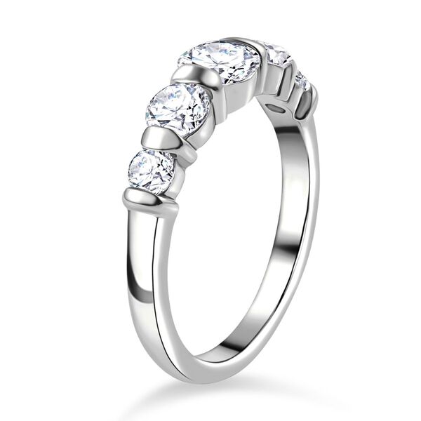 J Francis gefertigt mit SWAROVSKI- Swarovski Zirkonia Ring, 925 Silber rhodiniert image number 5